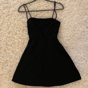 Black urban outfitters dress with tie back